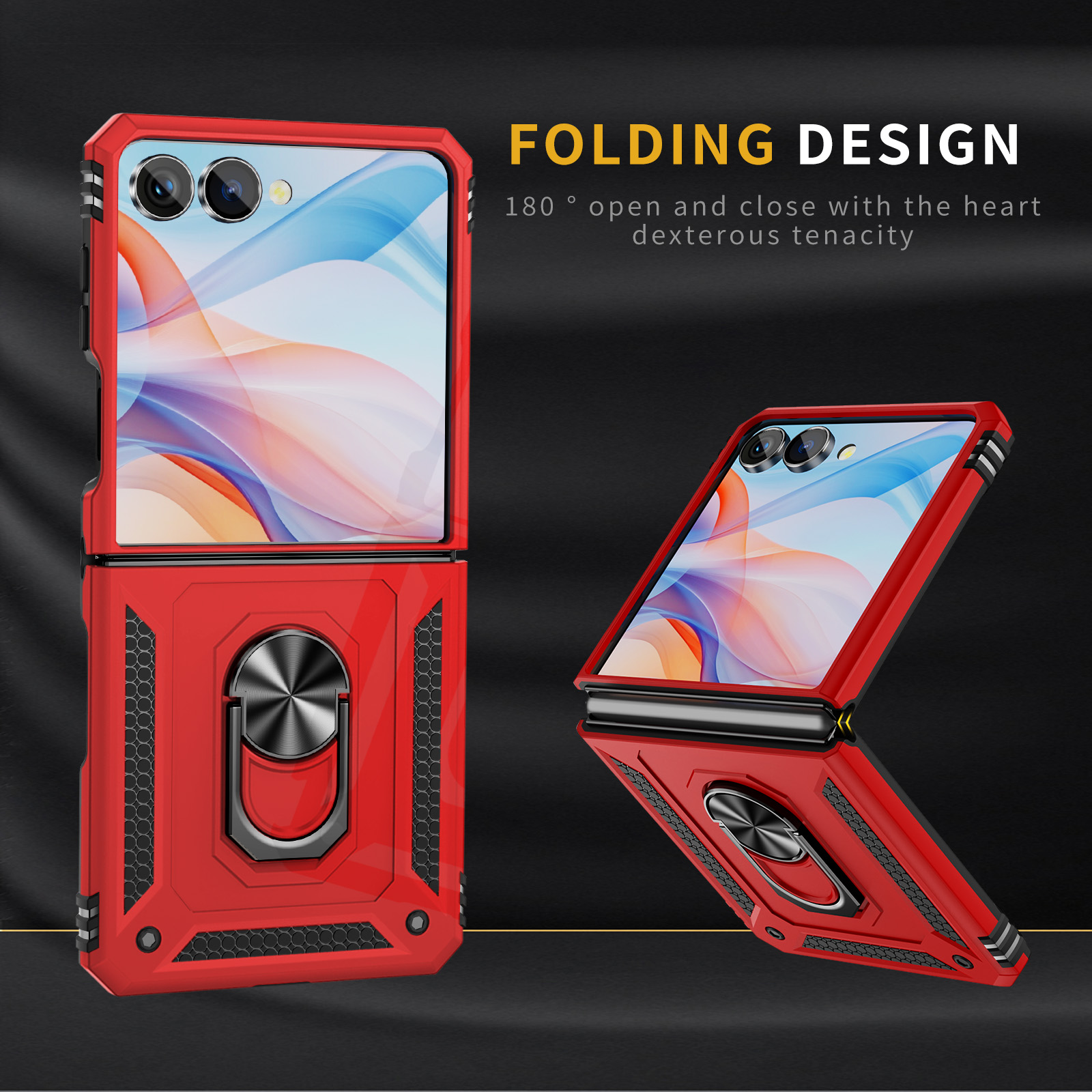 Phone Accessories Ring - Military-grade Shockproof Phone Case For Samsung
