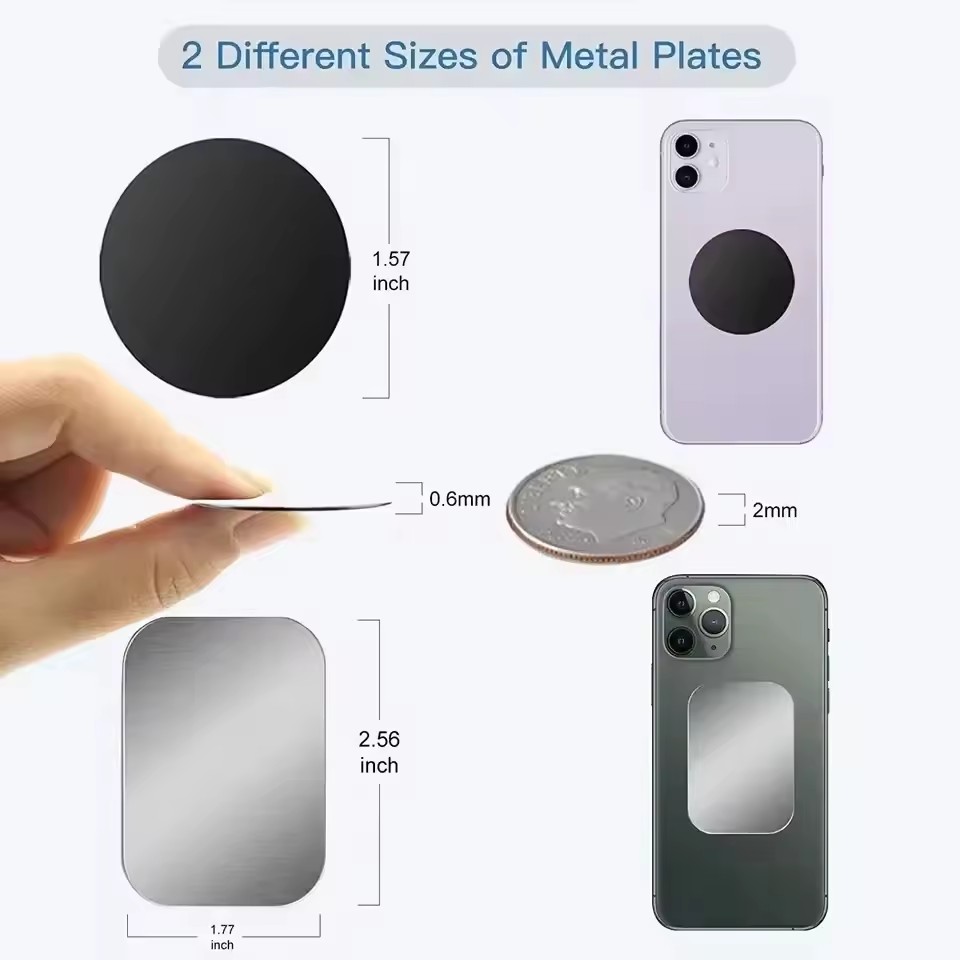 5/10pcs Magnetic Metal Plate D - Car Mount Phone recension och pris