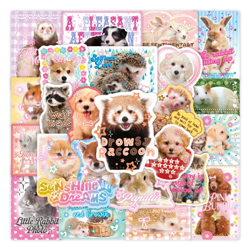 50pcs/set Kawaii Fashion Scrap - Phone Accessories For Kids recension och pris