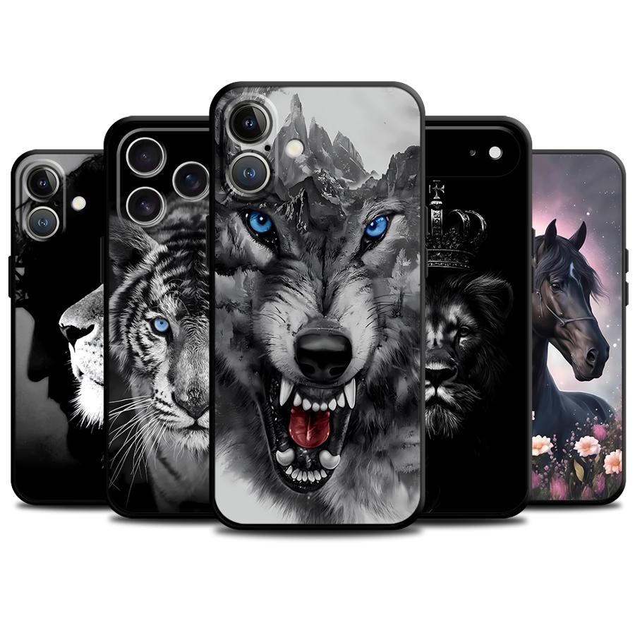 Animal Tiger Lion Funda Phone  - Phone Accessories To Sell recension och pris