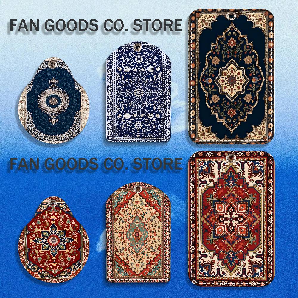 Persian Rug Carpet PU Leather  - Airtag Holder Case recension och pris