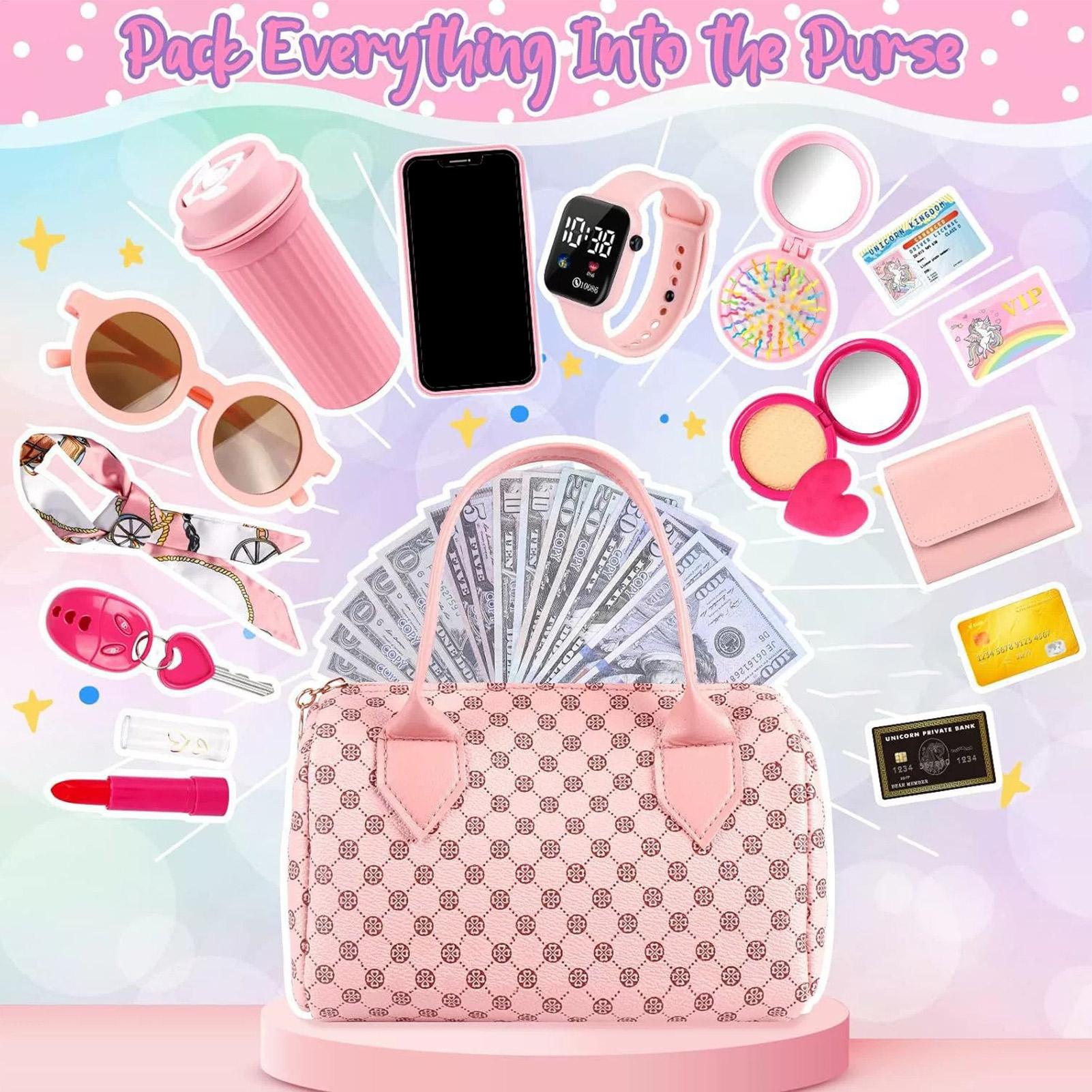 Princess Play Purse Set with P - Phone Accessories For Kids recension och pris