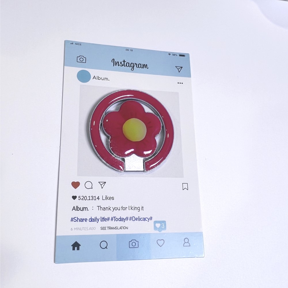 Flower Magnetic Foldable Kicks - Phone Accessories Ring recension och pris
