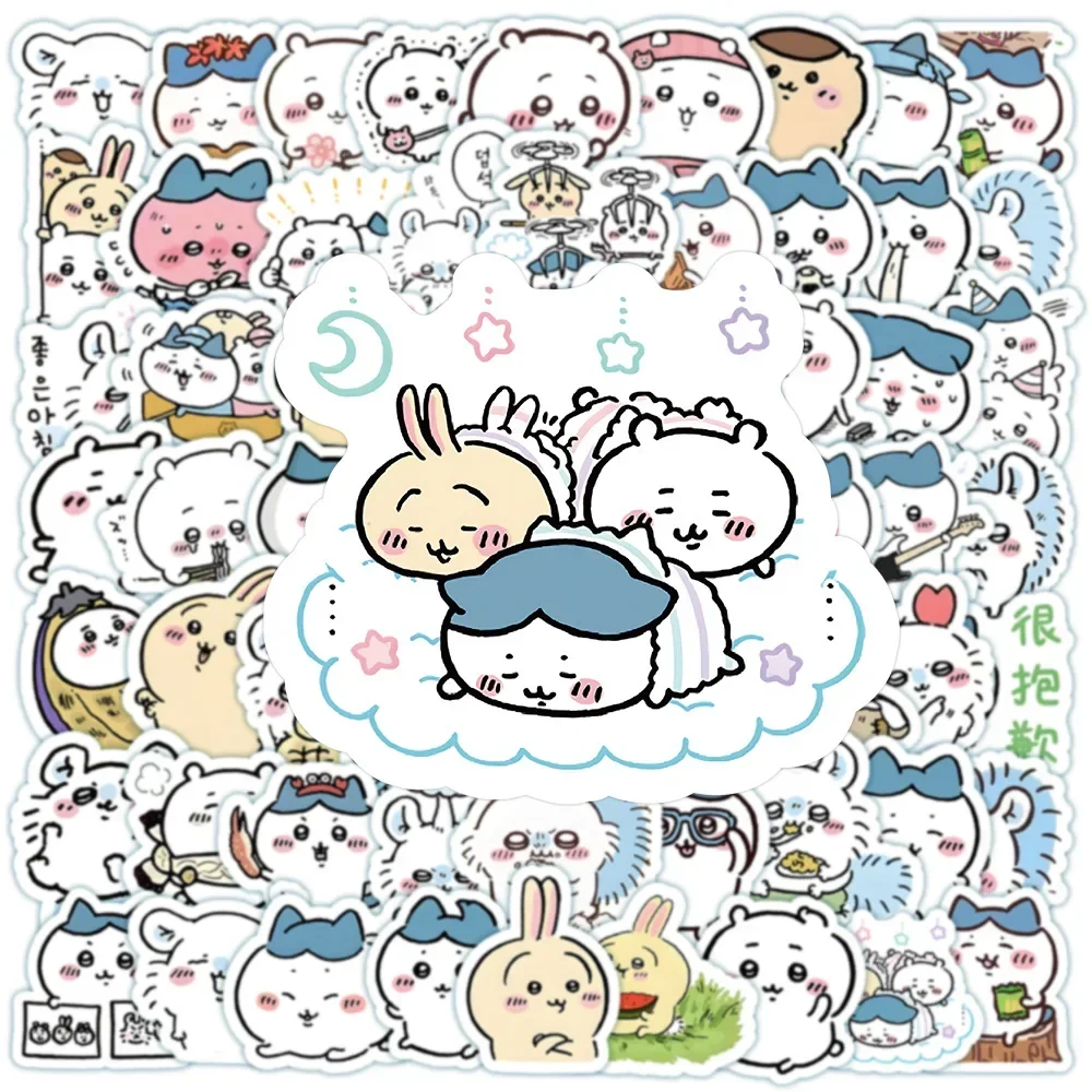 100pcs Cute Chiikawa Stickers  - Phone Accessories For Kids recension och pris