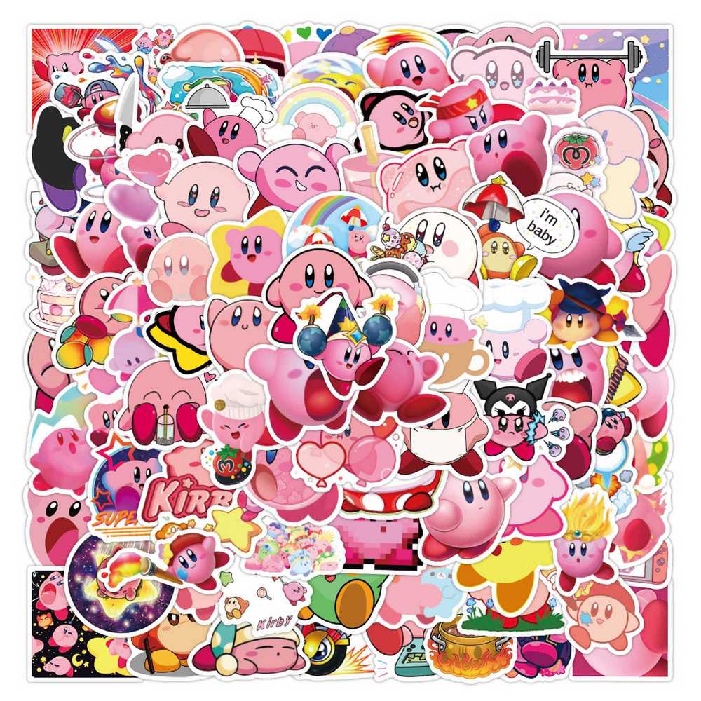 100pcs Cartoon Game Kirby Stic - Phone Accessories For Kids recension och pris