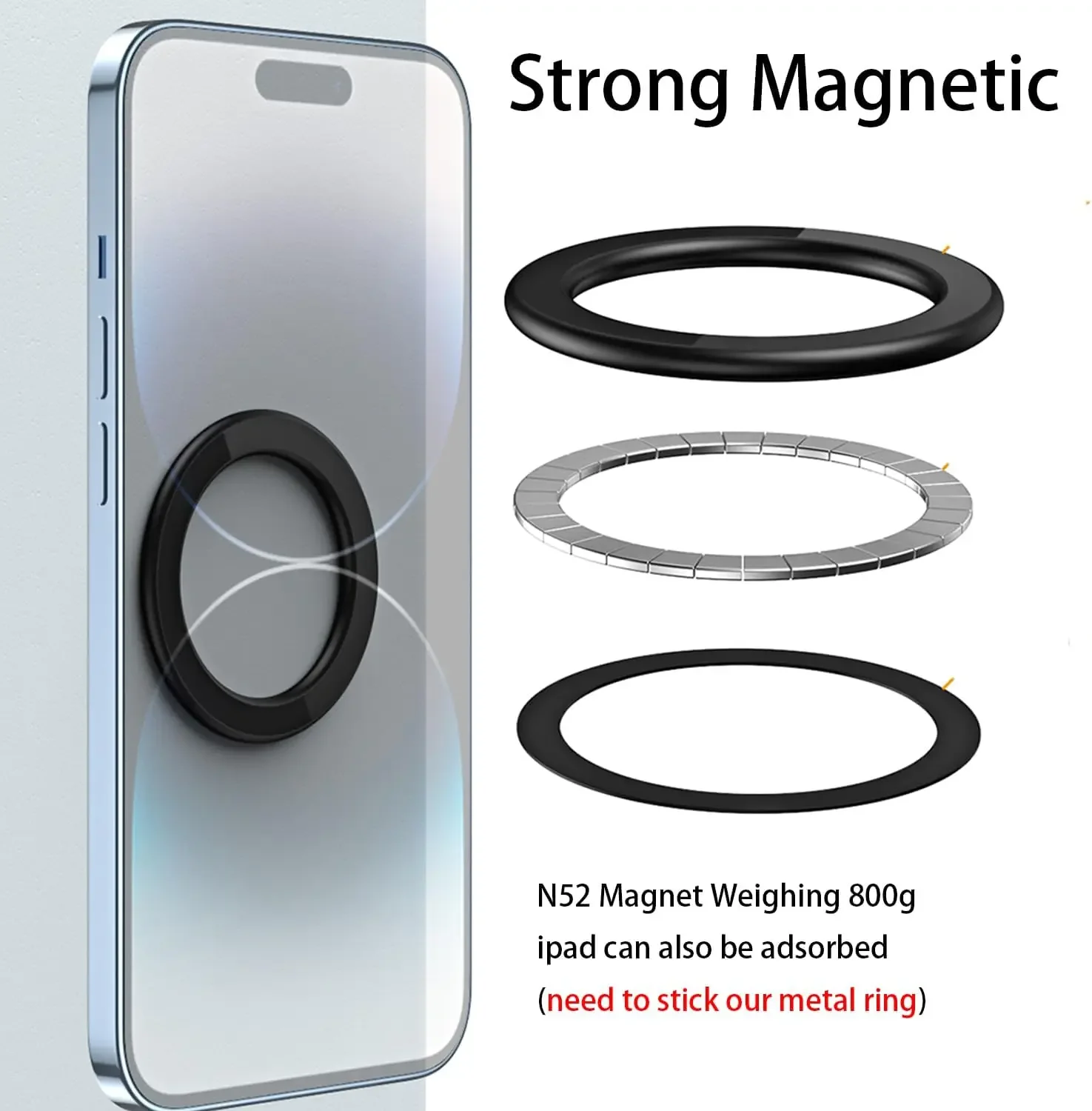 For MagSafe Magnetic Ring Hold - Car Mount Phone recension och pris