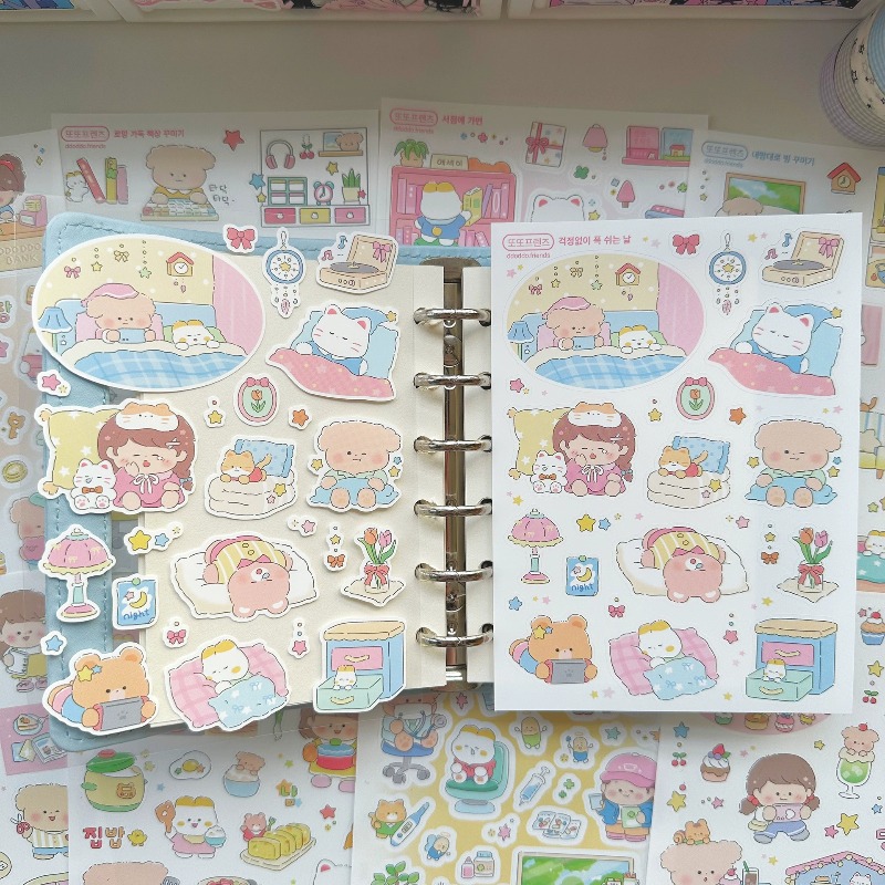 Cute Cartoon Girl & Animals Da - Phone Accessories For Kids recension och pris