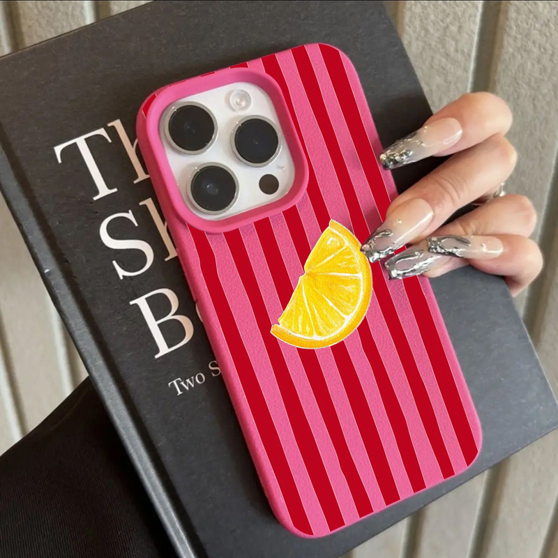 Fashion Lemon Pattern TPU Sili - Phone Accessories To Sell recension och pris