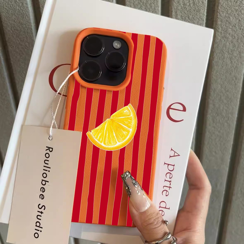 Fashion Lemon Pattern TPU Sili - Phone Accessories To Sell recension och pris