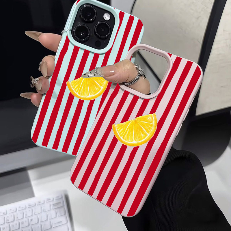 Fashion Lemon Pattern TPU Sili - Phone Accessories To Sell recension och pris