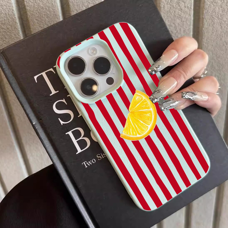 Fashion Lemon Pattern TPU Sili - Phone Accessories To Sell recension och pris