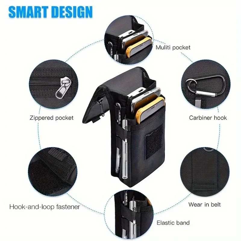  6.3 Inch Bag Multi-Functiona - Phone Accessories Pouch recension och pris