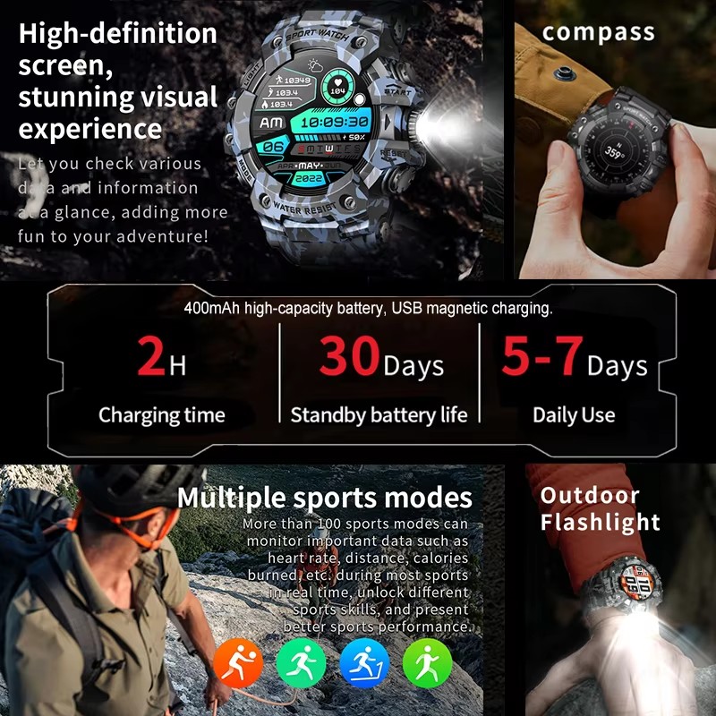 2026 Smart Watch Sport Outdoor - Phone Zone Accessories recension och pris