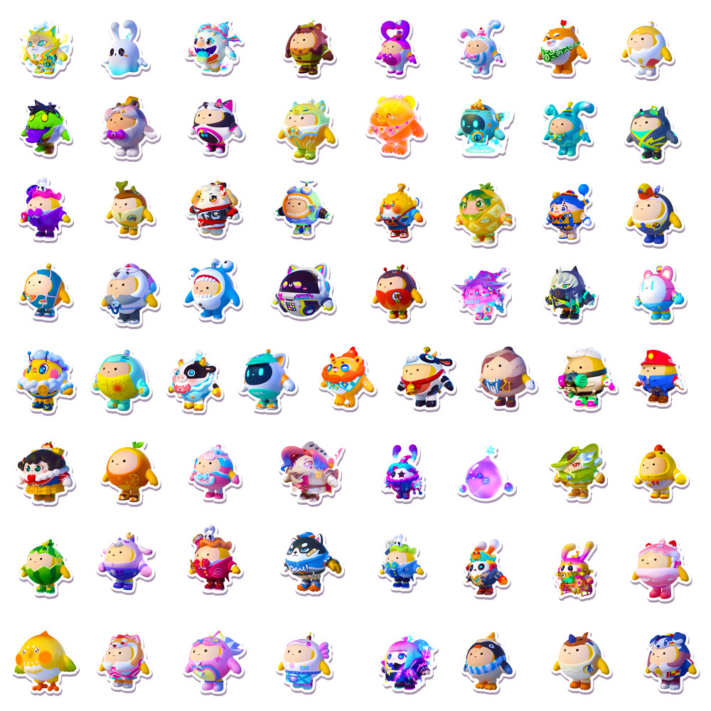 50Pcs Kawaii Eggy Party Cartoo - Phone Accessories For Kids recension och pris