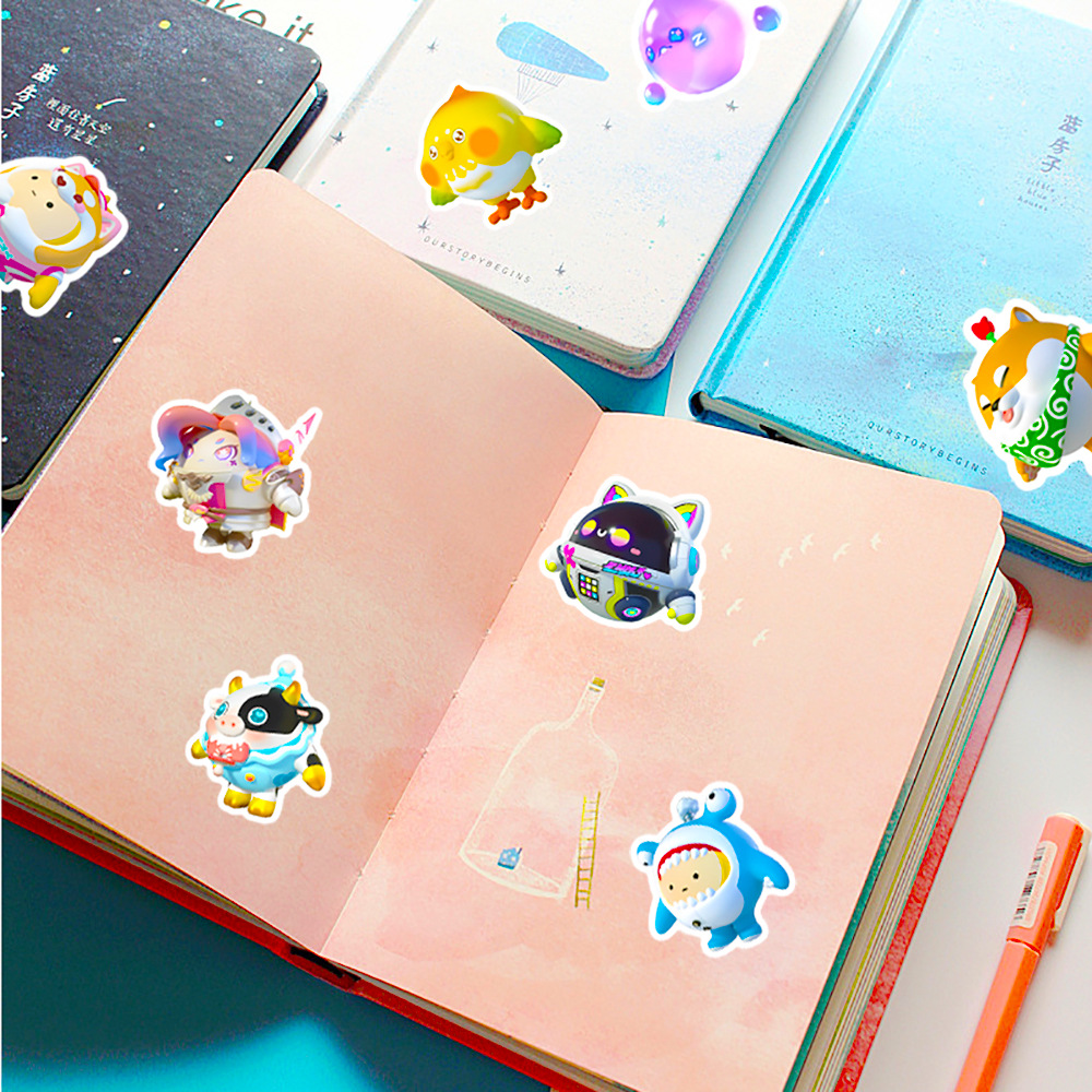 50Pcs Kawaii Eggy Party Cartoo - Phone Accessories For Kids recension och pris