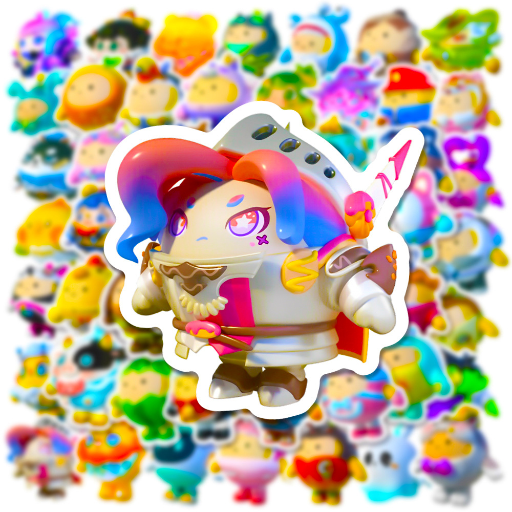50Pcs Kawaii Eggy Party Cartoo - Phone Accessories For Kids recension och pris