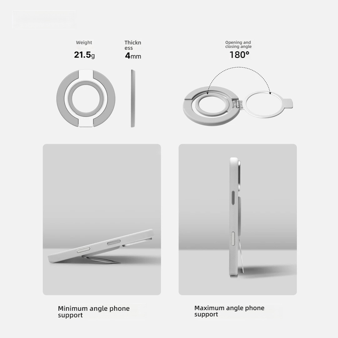 Double-Sided Magnetic Silicone - Phone Accessories Ring recension och pris