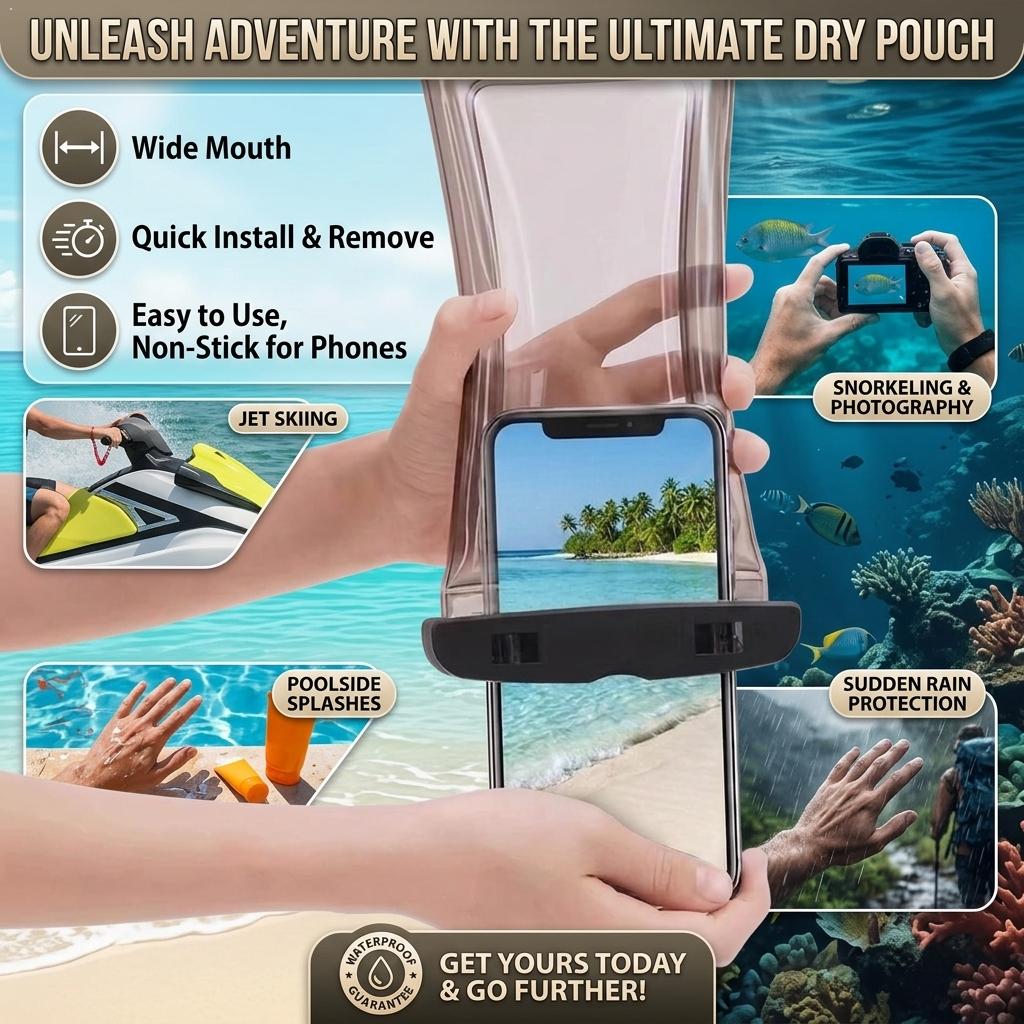Clear Waterproof Phone Case Dr - Phone Accessories Pouch recension och pris