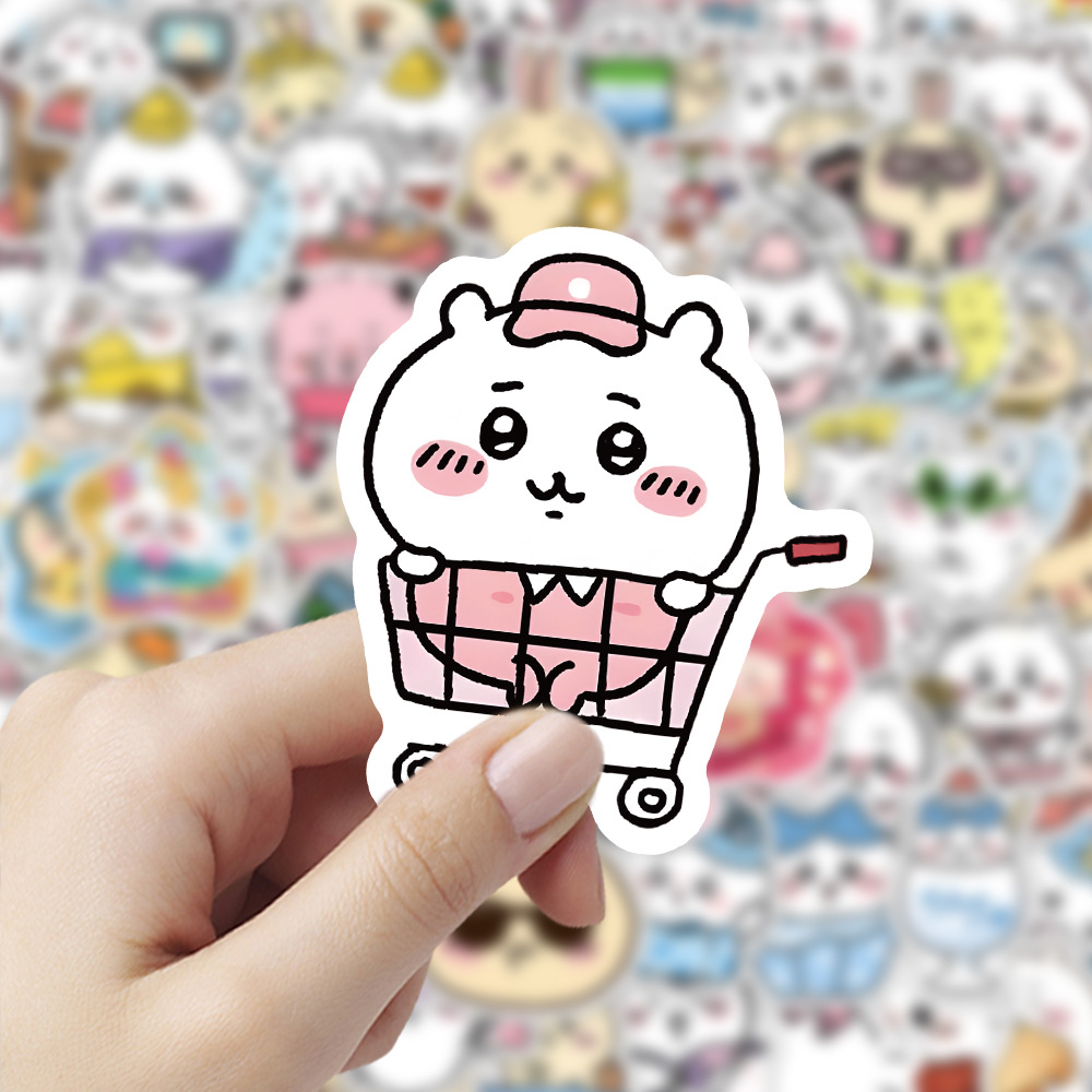 100Pcs Cute Chiikawa Stickers  - Phone Accessories For Kids recension och pris