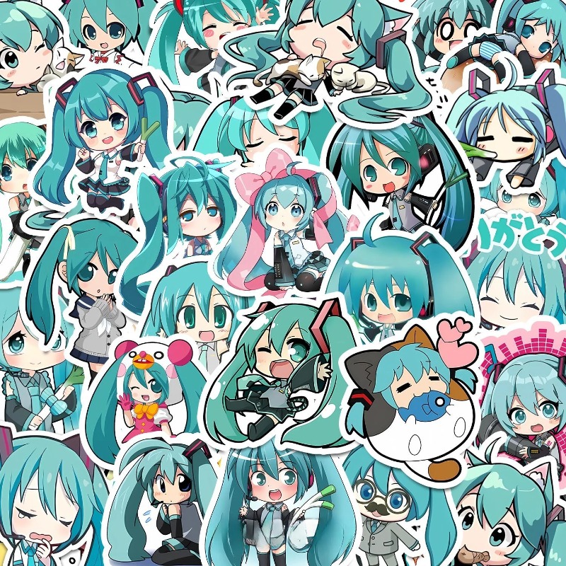 50pcs Hatsune Kawaii Miku Stic - Phone Accessories For Kids recension och pris