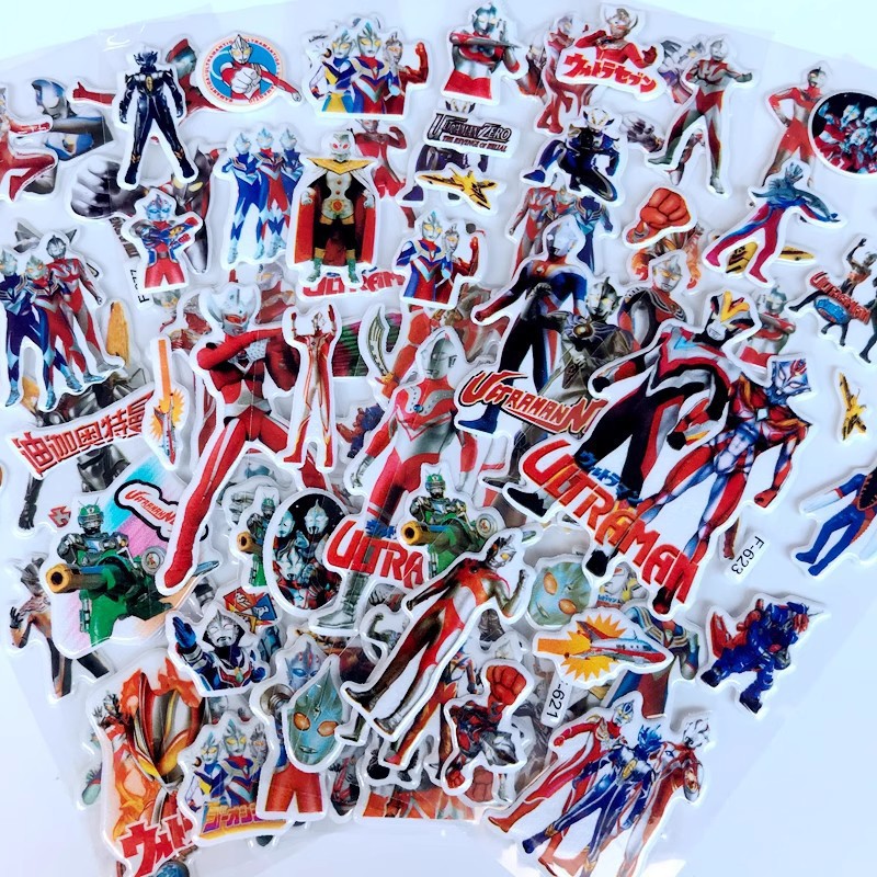 10pcs Cartoon Ultraman 3D Bubb - Phone Accessories For Kids recension och pris