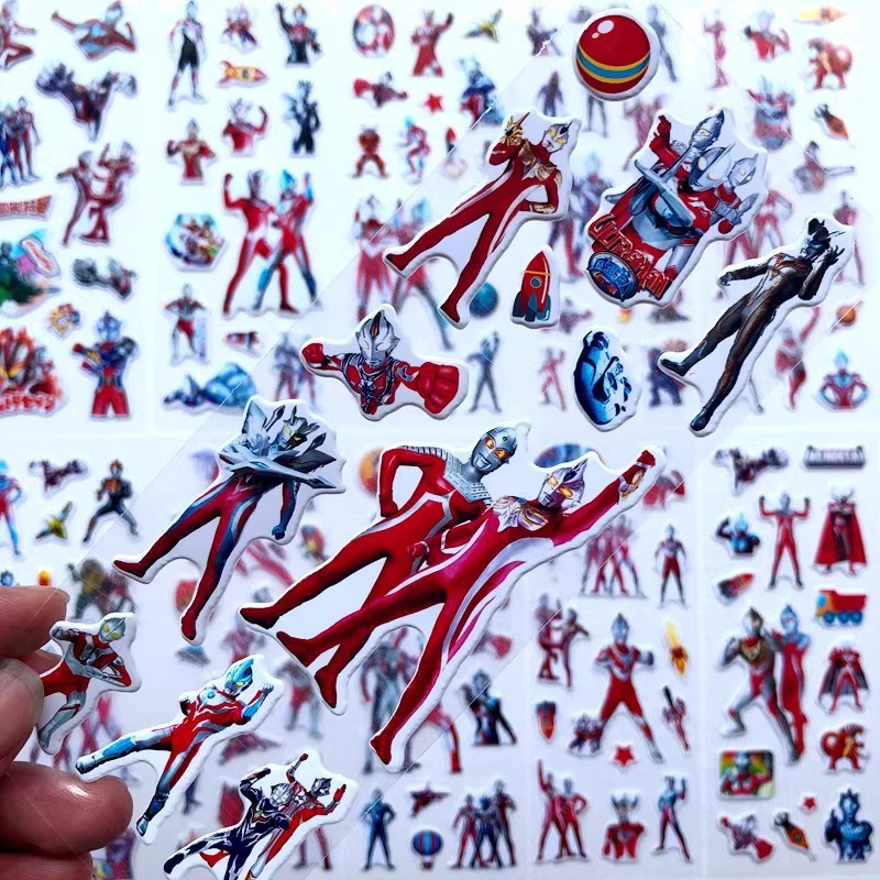10pcs Cartoon Ultraman 3D Bubb - Phone Accessories For Kids recension och pris