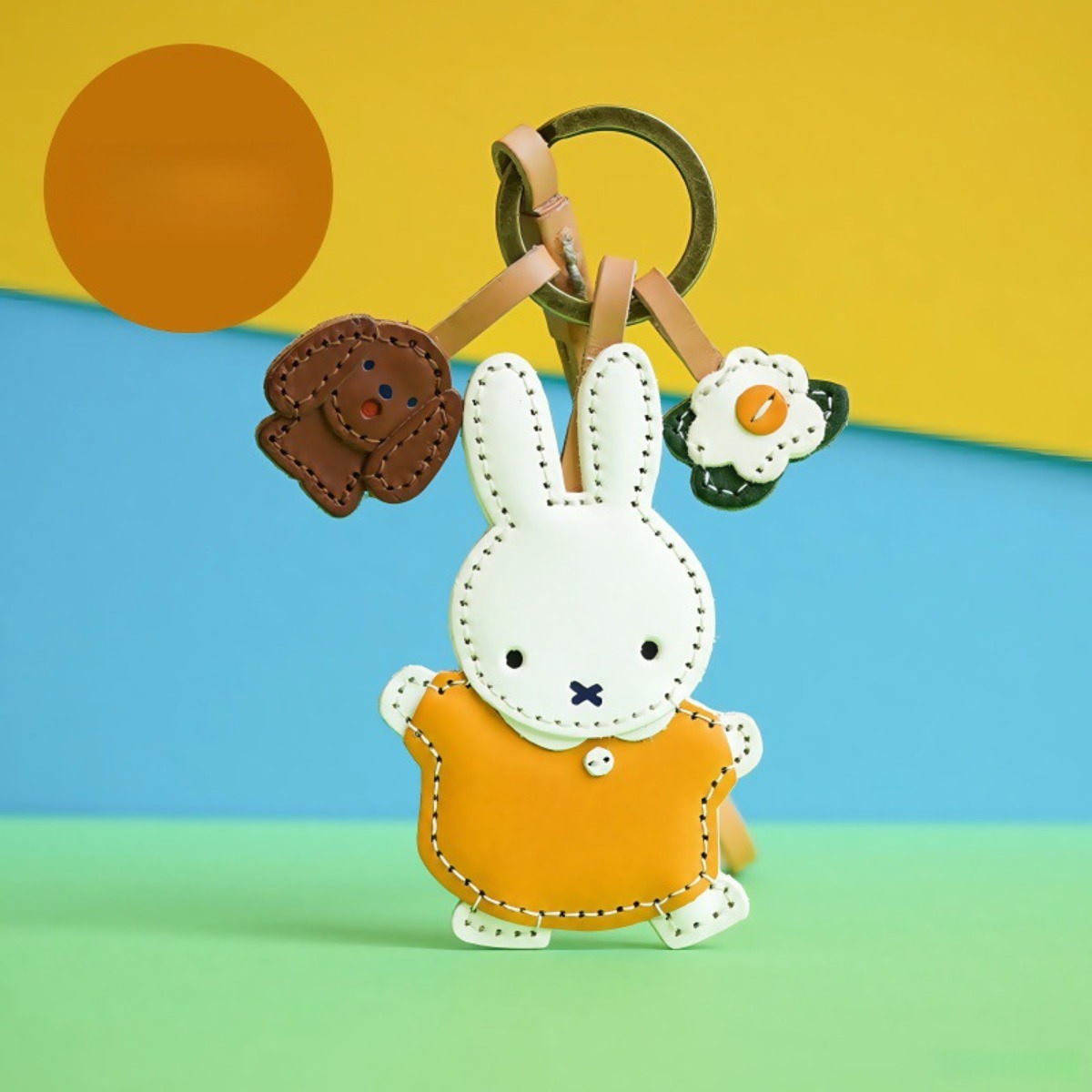 Kawaii Miffy Keychain Cute Car - Airtag Holder Case recension och pris